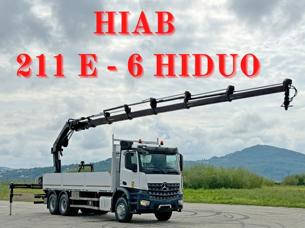 Mercedes-Benz ACTROS 2636 * HIAB 211 E-6 HIDUO/FUNK *6x4 - Crane truck: picture 1 Mercedes-Benz ACTROS 2636 * HIAB 211 E-6 HIDUO/FUNK *6x4 - Crane truck: picture 1