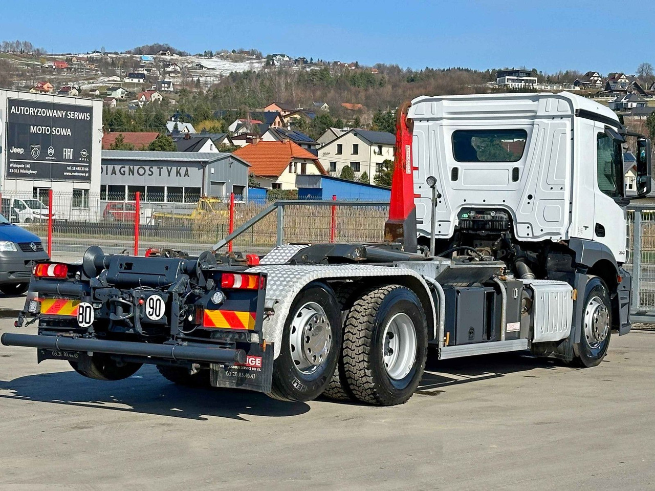 Mercedes-Benz ANTOS 2543 Abrollkipper * Top Zustand! - Hook lift truck: picture 5 Mercedes-Benz ANTOS 2543 Abrollkipper * Top Zustand! - Hook lift truck: picture 5