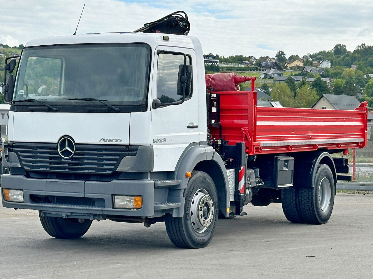 Mercedes-Benz ATEGO 1823 * KIPPER 5,25 m *ATLAS AK 3500C * TOP - Tipper, Crane truck: picture 4 Mercedes-Benz ATEGO 1823 * KIPPER 5,25 m *ATLAS AK 3500C * TOP - Tipper, Crane truck: picture 4