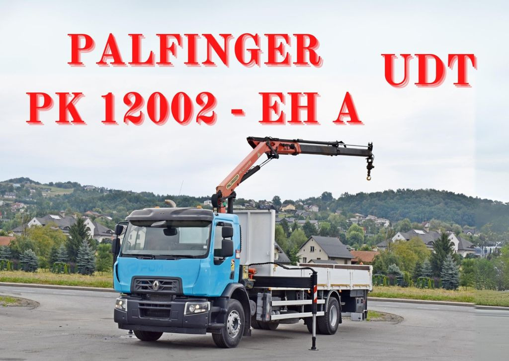 Renault C 320 * PK 12002 EH A + FUNK * TOPZUSTAND - Crane truck, Dropside/ Flatbed truck: picture 1 Renault C 320 * PK 12002 EH A + FUNK * TOPZUSTAND - Crane truck, Dropside/ Flatbed truck: picture 1