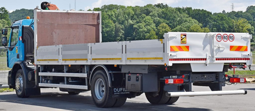 Crane truck, Dropside/ Flatbed truck Renault C 320 * PK 12002 EH A + FUNK * TOPZUSTAND: picture 7