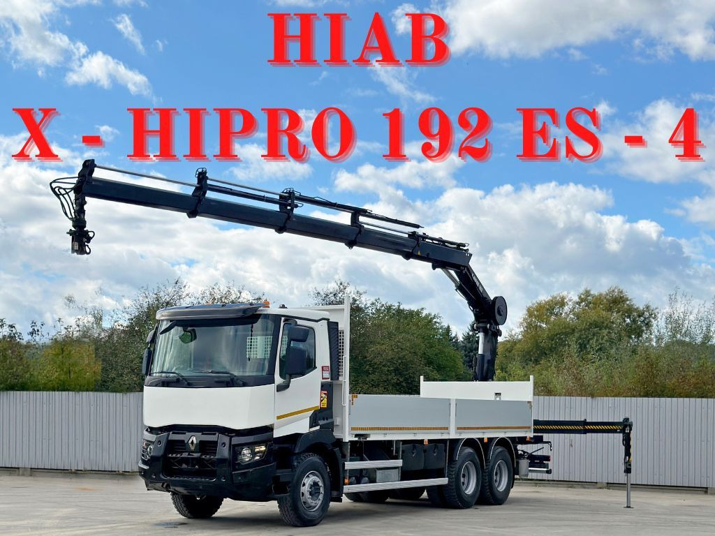 Renault C 430 *HIAB X - HIPRO 192 ES -4 + FUNK* 6x4 - Crane truck: picture 1 Renault C 430 *HIAB X - HIPRO 192 ES -4 + FUNK* 6x4 - Crane truck: picture 1