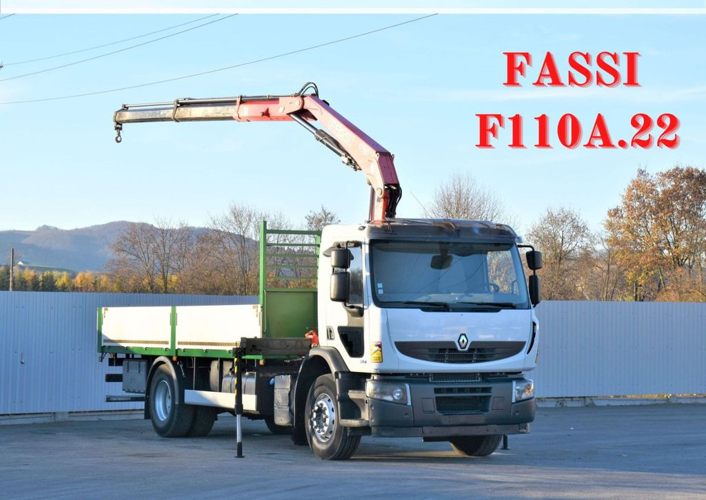 Renault Premium 370* FASSI F110A.22 * TOPZUSTAND Renault Premium 370* FASSI F110A.22 * TOPZUSTAND - Crane truck: picture 1 Renault Premium 370* FASSI F110A.22 * TOPZUSTAND Renault Premium 370* FASSI F110A.22 * TOPZUSTAND - Crane truck: picture 1