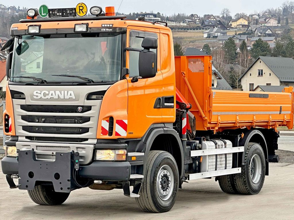 Scania G360 Kipper 4,10m *PK 11002 B + FUNK *4x4 Scania G360 Kipper 4,10m *PK 11002 B + FUNK *4x4 - Crane truck, Tipper: picture 5 Scania G360 Kipper 4,10m *PK 11002 B + FUNK *4x4 Scania G360 Kipper 4,10m *PK 11002 B + FUNK *4x4 - Crane truck, Tipper: picture 5