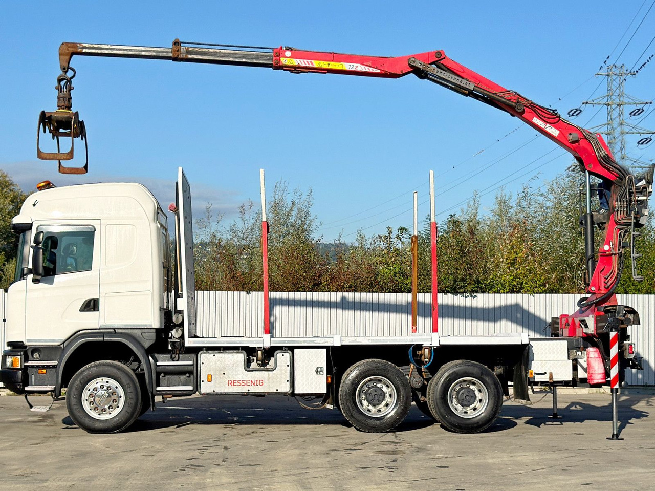 Scania G490* HOLZTRANSPORTER * PENZ 12Z8.70* 6x6 - Logging truck, Crane truck: picture 5 Scania G490* HOLZTRANSPORTER * PENZ 12Z8.70* 6x6 - Logging truck, Crane truck: picture 5