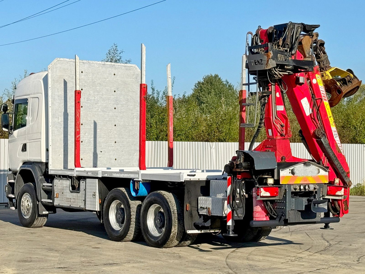 Crane truck Scania G490* HOLZTRANSPORTER * PENZ 12Z8.70* 6x6: picture 6