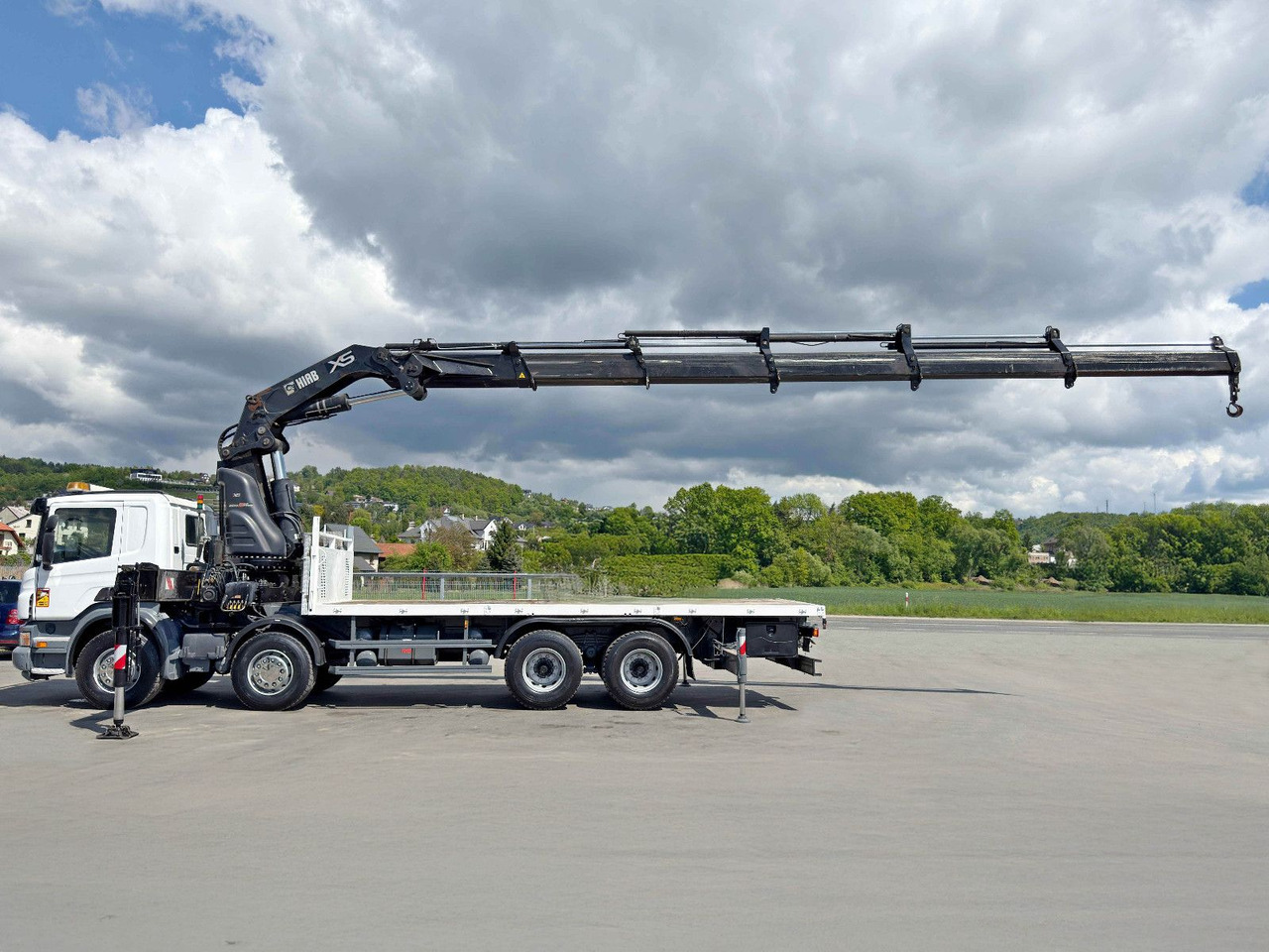 Scania P 420* PLATFORM 6,80m * HIAB 600 EP-5/FUNK * 8x4 - Crane truck: picture 5 Scania P 420* PLATFORM 6,80m * HIAB 600 EP-5/FUNK * 8x4 - Crane truck: picture 5