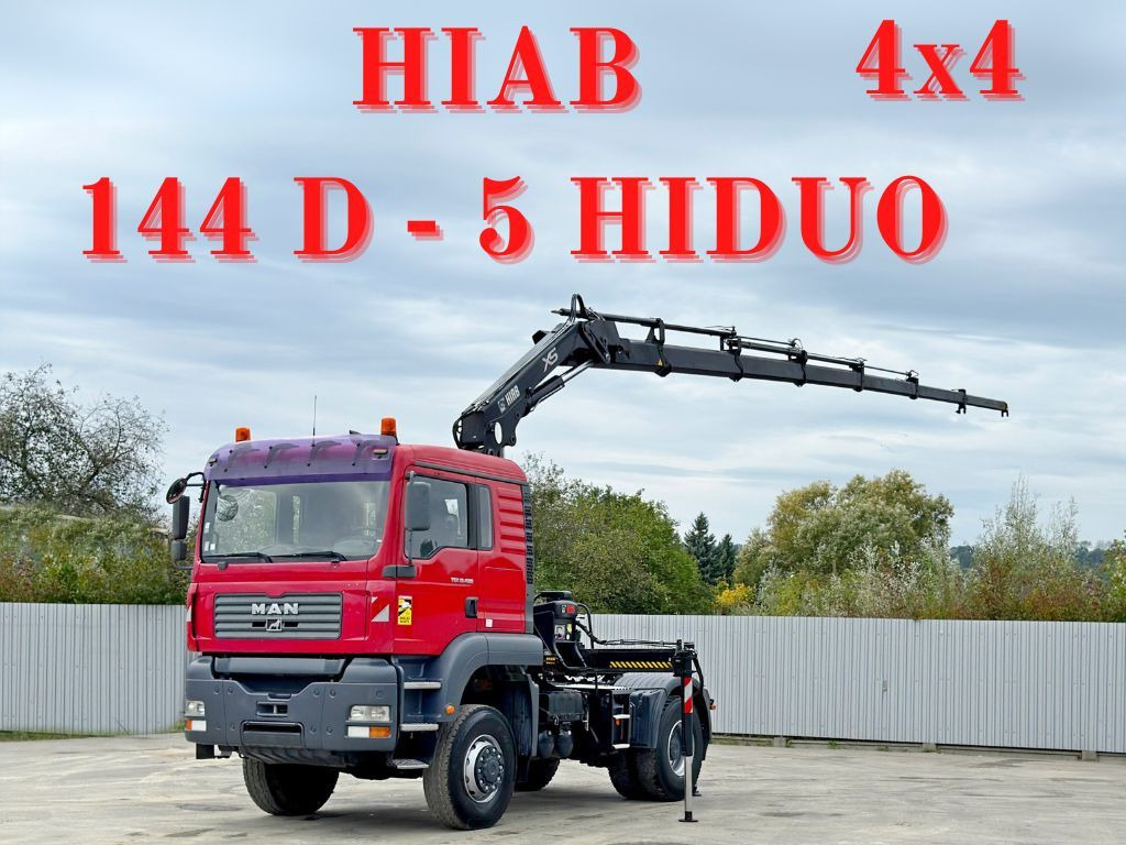 MAN TGS 18.480 * HIAB 144 D - HIDUO + FUNK/ 4x4 *TOP - Tractor truck: picture 1 MAN TGS 18.480 * HIAB 144 D - HIDUO + FUNK/ 4x4 *TOP - Tractor truck: picture 1