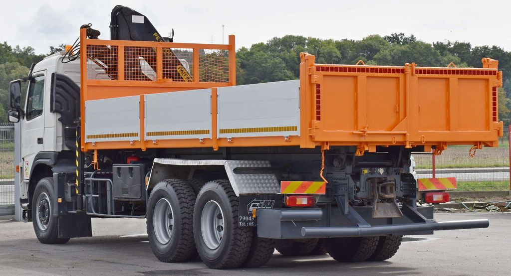 Tipper, Crane truck Volvo FM 380 Kipper 6,20 m * PK 12000 * FUNK*6x4: picture 7
