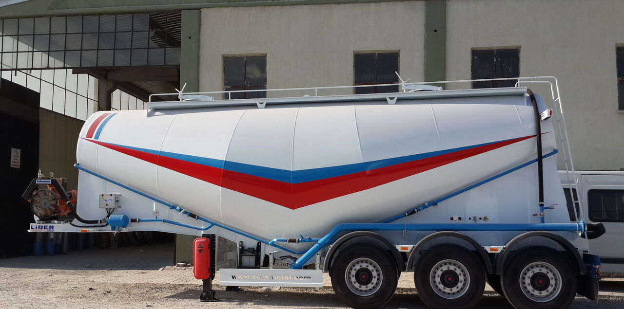 New Tanker semi-trailer for transportation of cement LIDER 2024 NEW 80 TONS CAPACITY FROM MANUFACTURER READY IN STOCK: picture 8