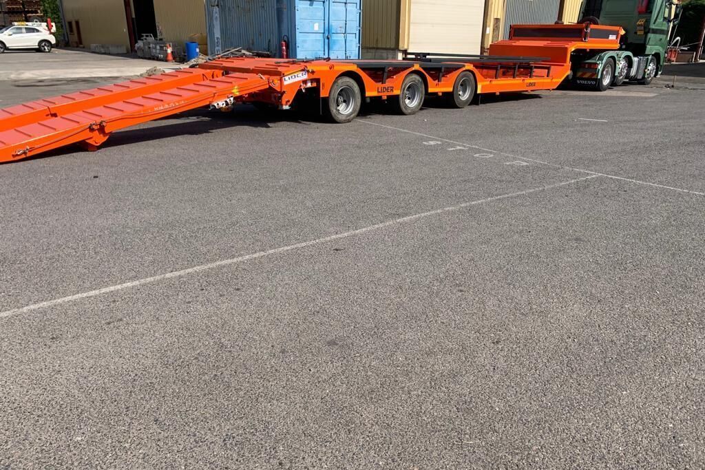 LIDER 2025 YEAR NEW LOWBED TRAILER FOR SALE (MANUFACTURER COMPANY) - Low loader semi-trailer: picture 2 LIDER 2025 YEAR NEW LOWBED TRAILER FOR SALE (MANUFACTURER COMPANY) - Low loader semi-trailer: picture 2