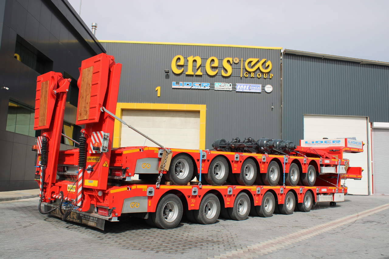 LIDER 2025 model 150 Tons capacity Lowbed semi trailer - Low loader semi-trailer: picture 3 LIDER 2025 model 150 Tons capacity Lowbed semi trailer - Low loader semi-trailer: picture 3