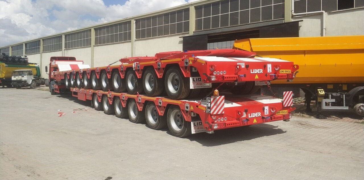 LIDER 2025 model 150 Tons capacity Lowbed semi trailer - Low loader semi-trailer: picture 5 LIDER 2025 model 150 Tons capacity Lowbed semi trailer - Low loader semi-trailer: picture 5
