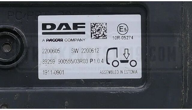 DAF Electrical System Chassis module DAF - ECU for Truck: picture 2 DAF Electrical System Chassis module DAF - ECU for Truck: picture 2
