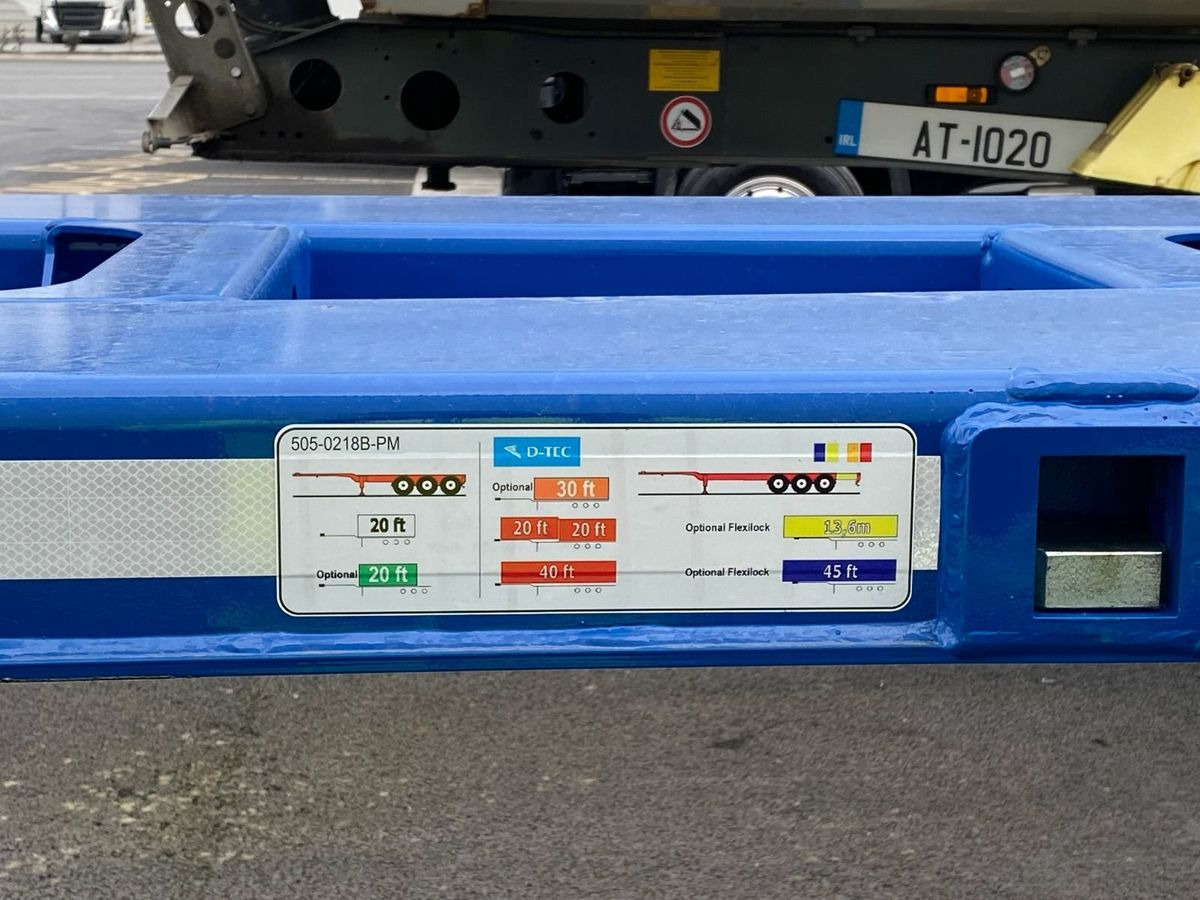 New D-TEC CONTAINER CHASSIS PM-3-SSliding - Container transporter/ Swap body trailer: picture 3 New D-TEC CONTAINER CHASSIS PM-3-SSliding - Container transporter/ Swap body trailer: picture 3