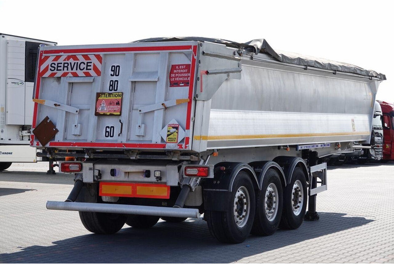 Benalu WYWROTKA 27 m3 / ALUMINIOWA / HYDRAULICZNA KLAPA / 2 OSIE PODNOS - Tipper semi-trailer: picture 4 Benalu WYWROTKA 27 m3 / ALUMINIOWA / HYDRAULICZNA KLAPA / 2 OSIE PODNOS - Tipper semi-trailer: picture 4