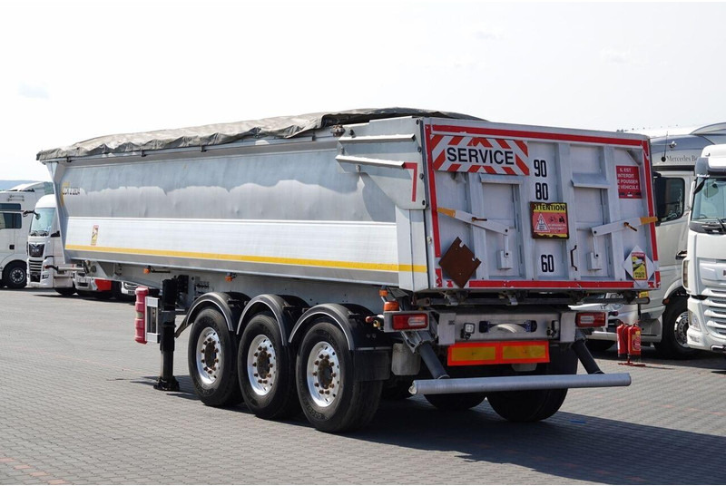 Benalu WYWROTKA 27 m3 / ALUMINIOWA / HYDRAULICZNA KLAPA / 2 OSIE PODNOS - Tipper semi-trailer: picture 3 Benalu WYWROTKA 27 m3 / ALUMINIOWA / HYDRAULICZNA KLAPA / 2 OSIE PODNOS - Tipper semi-trailer: picture 3