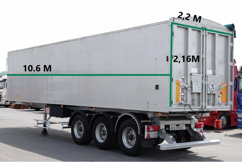 Benalu WYWROTKA 57 m3 / OŚ PODNOSZONA / SPROWADZONA / MAŁO UŻYWANA / S - Tipper semi-trailer: picture 3 Benalu WYWROTKA 57 m3 / OŚ PODNOSZONA / SPROWADZONA / MAŁO UŻYWANA / S - Tipper semi-trailer: picture 3