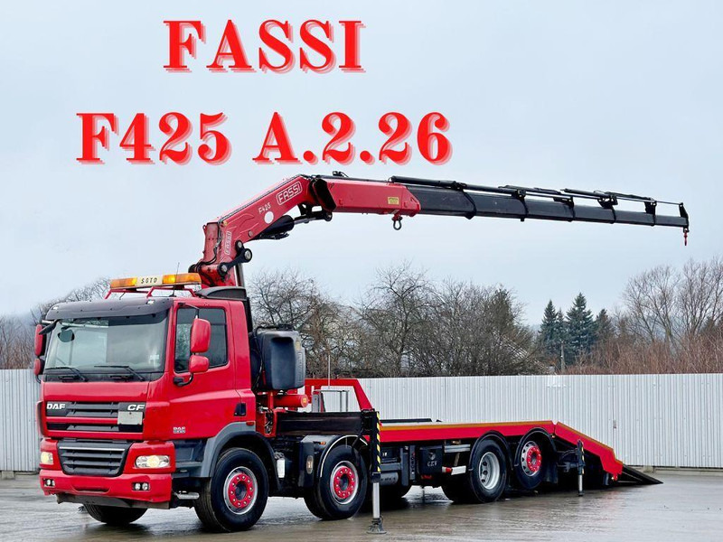 DAF 85.510*ABSCHLEPPWAGEN 8,00m+ FASSI F4 A.2.26 - Tow truck: picture 1 DAF 85.510*ABSCHLEPPWAGEN 8,00m+ FASSI F4 A.2.26 - Tow truck: picture 1