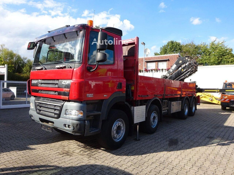DAF CF 85.410 - Flatbed + crane - Dropside/ Flatbed truck, Crane truck: picture 1 DAF CF 85.410 - Flatbed + crane - Dropside/ Flatbed truck, Crane truck: picture 1