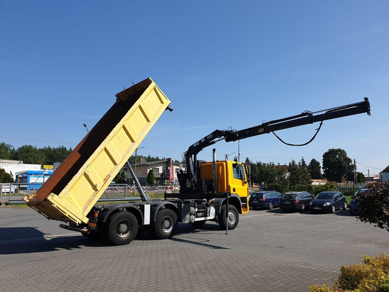 DAF CF GINAF X3335 S 6x6 DUMP TRUCK+HDS ATLAS 1460 HYDROBORD - Tipper, Crane truck: picture 5 DAF CF GINAF X3335 S 6x6 DUMP TRUCK+HDS ATLAS 1460 HYDROBORD - Tipper, Crane truck: picture 5