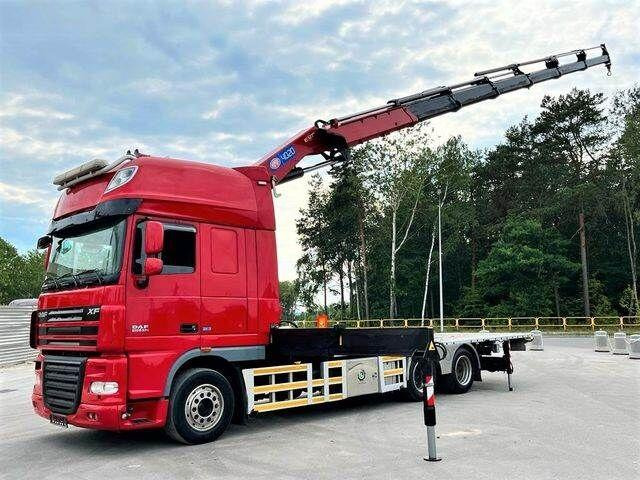 DAF XF 105 6x2 HMF 4020 EURO 5 KRAN CRANE - Dropside/ Flatbed truck, Crane truck: picture 1 DAF XF 105 6x2 HMF 4020 EURO 5 KRAN CRANE - Dropside/ Flatbed truck, Crane truck: picture 1