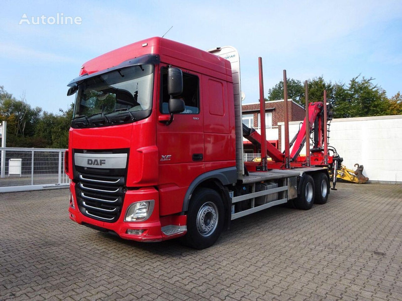 DAF XF 510 6x4 Crane EPSILON M120Z - Logging truck, Crane truck: picture 1 DAF XF 510 6x4 Crane EPSILON M120Z - Logging truck, Crane truck: picture 1