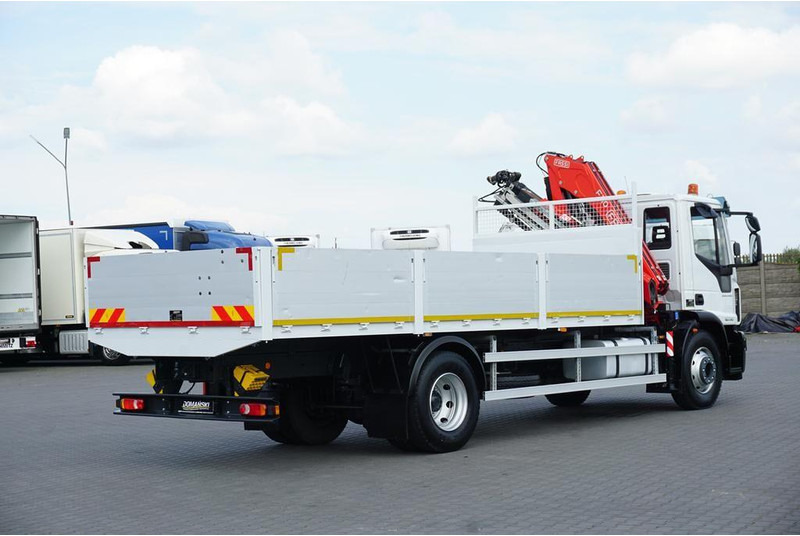 Dropside/ Flatbed truck, Crane truck Iveco EUROCARGO / 160-21 / SKRZYNIOWY + HDS / FASSI F110 / ROTATOR / P: picture 7