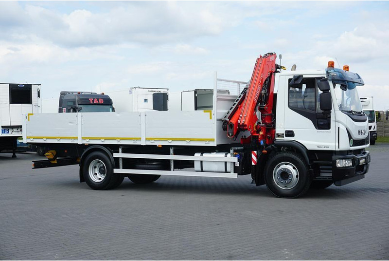 Dropside/ Flatbed truck, Crane truck Iveco EUROCARGO / 160-21 / SKRZYNIOWY + HDS / FASSI F110 / ROTATOR / P: picture 6