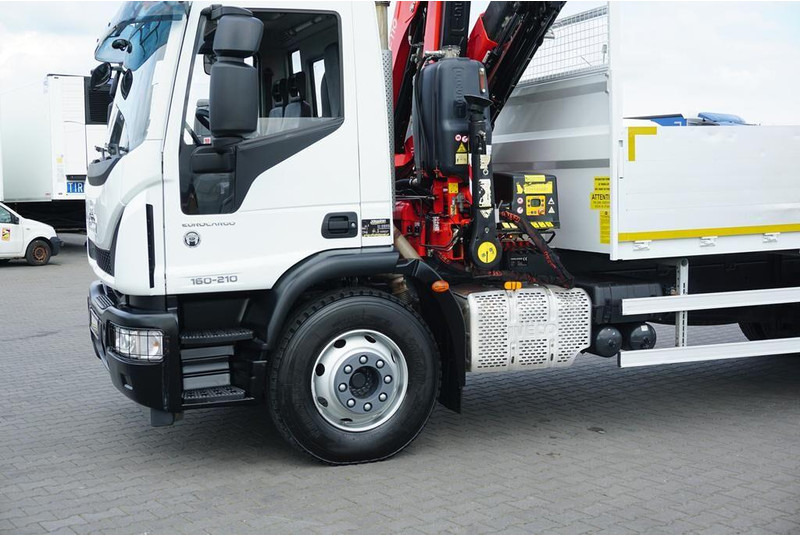 Dropside/ Flatbed truck, Crane truck Iveco EUROCARGO / 160-21 / SKRZYNIOWY + HDS / FASSI F110 / ROTATOR / P: picture 17