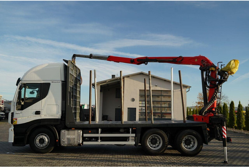 Iveco STRALIS 560 / 6X4 / DO DREWNA / DO DRZEWA / DO LASU / HDS PALFIN - Logging truck, Crane truck: picture 3 Iveco STRALIS 560 / 6X4 / DO DREWNA / DO DRZEWA / DO LASU / HDS PALFIN - Logging truck, Crane truck: picture 3