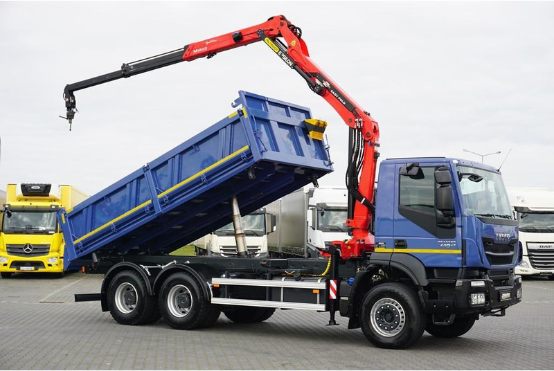 Iveco TRAKKER / 380T41 / E 6 / WYWROTKA + HDS / 6 X 4 / ROTATOR - Tipper, Crane truck: picture 4 Iveco TRAKKER / 380T41 / E 6 / WYWROTKA + HDS / 6 X 4 / ROTATOR - Tipper, Crane truck: picture 4