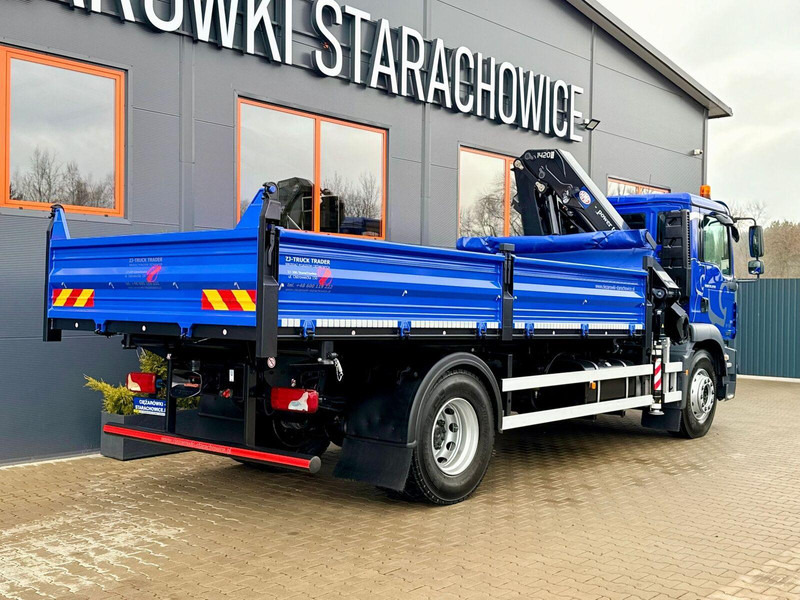MAN TGM TGL TGS 18.250 // wywrotka 3-S + HDS HMF 1420 - K2 // bu - Tipper, Crane truck: picture 5 MAN TGM TGL TGS 18.250 // wywrotka 3-S + HDS HMF 1420 - K2 // bu - Tipper, Crane truck: picture 5