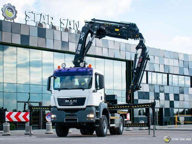 MAN TGS 18.360 4x4 HIAB 377-E6 XS Fly Jib Crane Kra - Dropside/ Flatbed truck, Crane truck: picture 2 MAN TGS 18.360 4x4 HIAB 377-E6 XS Fly Jib Crane Kra - Dropside/ Flatbed truck, Crane truck: picture 2