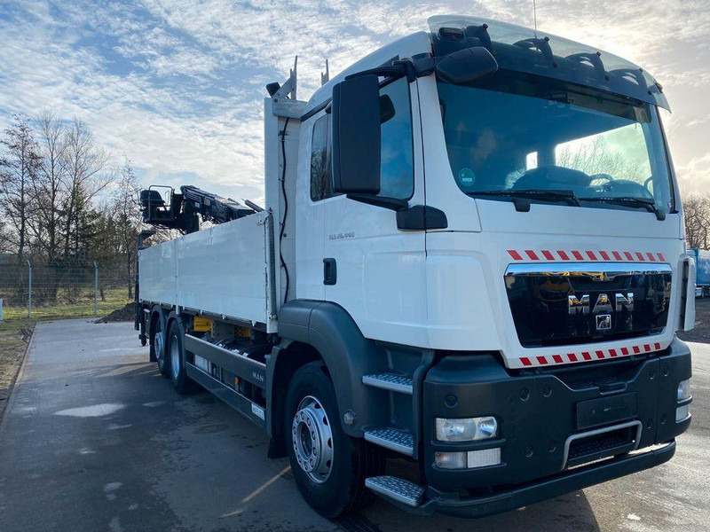 MAN TGS 26.440 6x2 HIAB 166 Ladekran Pritsche - Dropside/ Flatbed truck, Crane truck: picture 2 MAN TGS 26.440 6x2 HIAB 166 Ladekran Pritsche - Dropside/ Flatbed truck, Crane truck: picture 2