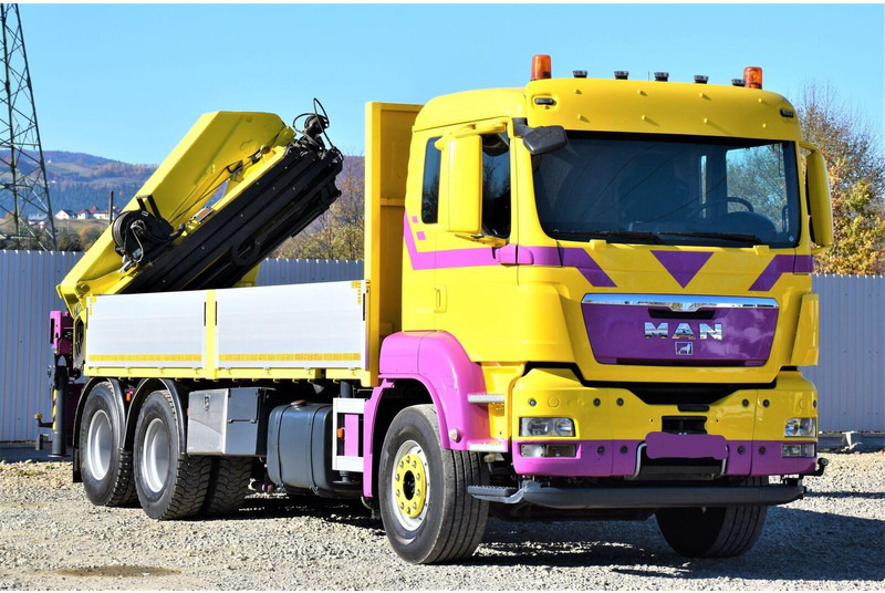 MAN TGS 28.440 Pritsche 5,60* HMF 3000 K5 + FUNK ! - Dropside/ Flatbed truck, Crane truck: picture 3 MAN TGS 28.440 Pritsche 5,60* HMF 3000 K5 + FUNK ! - Dropside/ Flatbed truck, Crane truck: picture 3