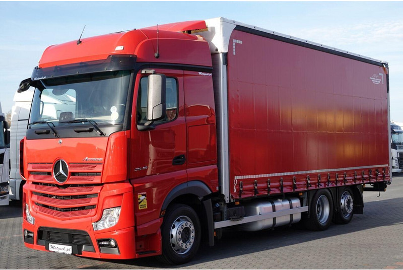 Mercedes-Benz ACTROS 25 480 - Curtain side truck: picture 1 Mercedes-Benz ACTROS 25 480 - Curtain side truck: picture 1