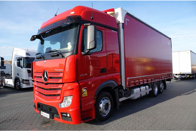 Mercedes-Benz ACTROS 25 480 - Curtain side truck: picture 2 Mercedes-Benz ACTROS 25 480 - Curtain side truck: picture 2