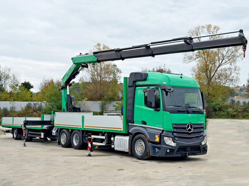 Mercedes-Benz ACTROS 2645* FASSI F345 RA 2.4/FUNK+Anhänger - Dropside/ Flatbed truck, Crane truck: picture 2 Mercedes-Benz ACTROS 2645* FASSI F345 RA 2.4/FUNK+Anhänger - Dropside/ Flatbed truck, Crane truck: picture 2