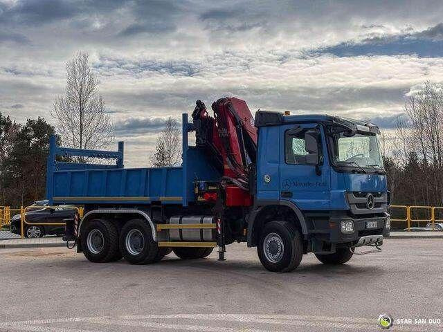 Mercedes-Benz ACTROS 3341 6x6 HMF 4220 K4 CRANE KIPPER - Tipper, Crane truck: picture 4 Mercedes-Benz ACTROS 3341 6x6 HMF 4220 K4 CRANE KIPPER - Tipper, Crane truck: picture 4