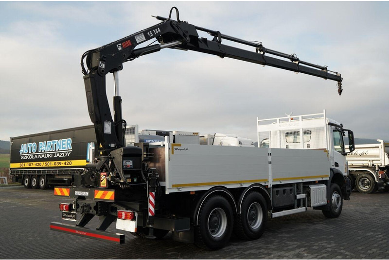 Mercedes-Benz AROCS 2640 / 6x4 / SKRZYNIOWY - 6,5 M / HDS HIAB 144 / wysów: 12 - Dropside/ Flatbed truck, Crane truck: picture 4 Mercedes-Benz AROCS 2640 / 6x4 / SKRZYNIOWY - 6,5 M / HDS HIAB 144 / wysów: 12 - Dropside/ Flatbed truck, Crane truck: picture 4