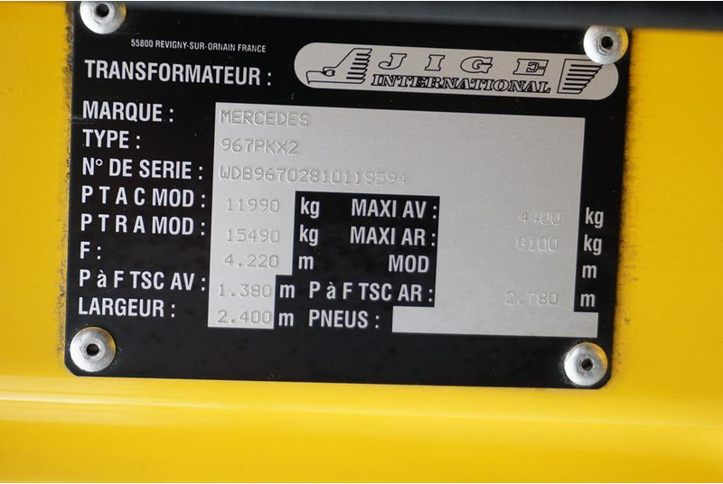 Cab chassis truck Mercedes-Benz ATEGO / 1224 / ACC / EURO 6 / PODWOZIE DO ZABUDOWY / DŁ. 4,8 M: picture 11 Cab chassis truck Mercedes-Benz ATEGO / 1224 / ACC / EURO 6 / PODWOZIE DO ZABUDOWY / DŁ. 4,8 M: picture 11
