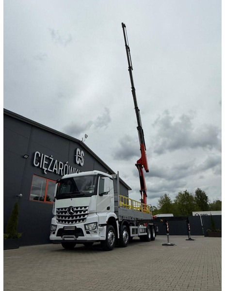 Dropside/ Flatbed truck, Crane truck Mercedes-Benz Arocs Actros 3236 // E6 // 8x4 // Palfinger PK4800: picture 20 Dropside/ Flatbed truck, Crane truck Mercedes-Benz Arocs Actros 3236 // E6 // 8x4 // Palfinger PK4800: picture 20