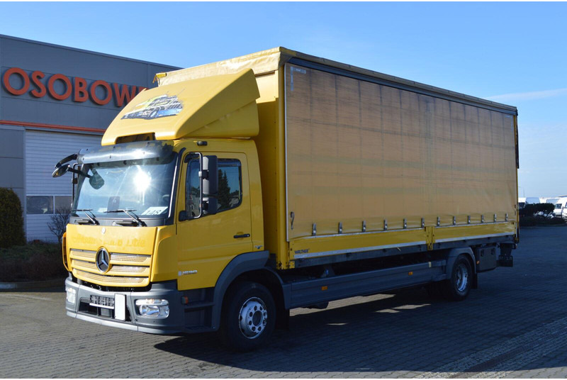 Mercedes-Benz Atego 1530 E6 PRITSCHE PLANE+LBW 1500 kg 1.HAND - Curtain side truck: picture 1 Mercedes-Benz Atego 1530 E6 PRITSCHE PLANE+LBW 1500 kg 1.HAND - Curtain side truck: picture 1
