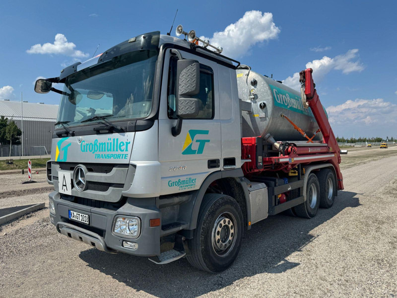 Mercedes-Benz MP 3 2648,6x4,voll-blatt-gefedert,Absetzer - Skip loader truck: picture 1 Mercedes-Benz MP 3 2648,6x4,voll-blatt-gefedert,Absetzer - Skip loader truck: picture 1