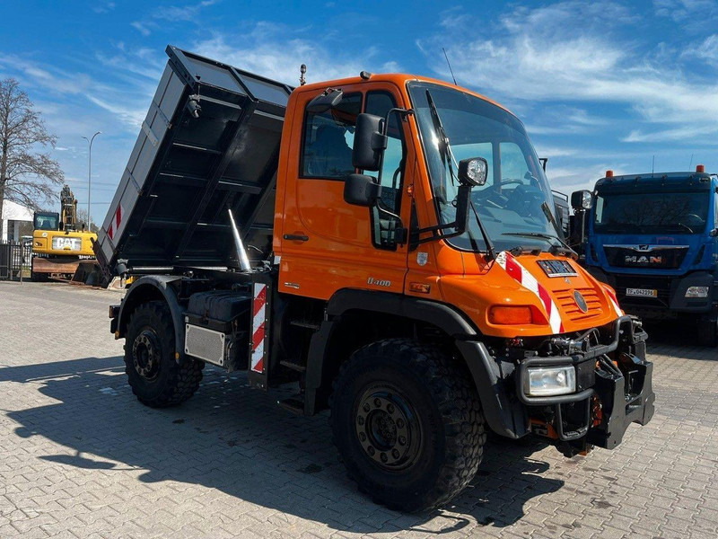 Mercedes-Benz UNIMOG U400 405/12 ZUGMASCHINE/ KIPPER - Dumper: picture 1 Mercedes-Benz UNIMOG U400 405/12 ZUGMASCHINE/ KIPPER - Dumper: picture 1