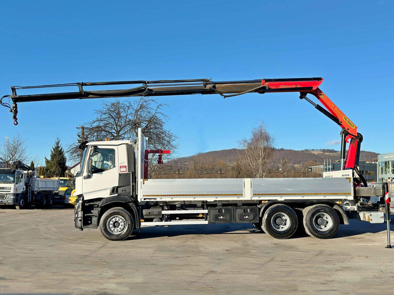 Renault C 380 *PRITSCHE 6,80m * PK 18002-EH C + FUNK*6x4 - Dropside/ Flatbed truck, Crane truck: picture 5 Renault C 380 *PRITSCHE 6,80m * PK 18002-EH C + FUNK*6x4 - Dropside/ Flatbed truck, Crane truck: picture 5