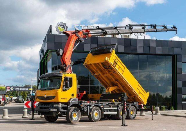 Renault KERAX 450 8x4 PALFINGER PK 60002 Crane Tipper - Tipper, Crane truck: picture 5 Renault KERAX 450 8x4 PALFINGER PK 60002 Crane Tipper - Tipper, Crane truck: picture 5