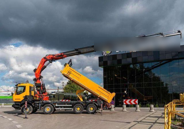 Renault KERAX 450 8x4 PALFINGER PK 60002 Crane Tipper - Tipper, Crane truck: picture 3 Renault KERAX 450 8x4 PALFINGER PK 60002 Crane Tipper - Tipper, Crane truck: picture 3