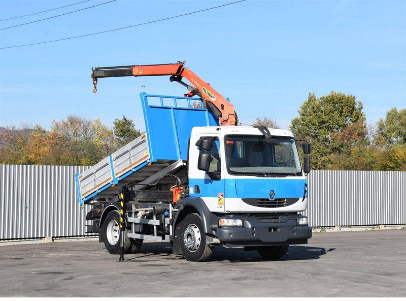 Renault MIDLUM 270 DXI *TIPPER 3,50m *PK 8501-K/FUNK - Tipper, Crane truck: picture 1 Renault MIDLUM 270 DXI *TIPPER 3,50m *PK 8501-K/FUNK - Tipper, Crane truck: picture 1